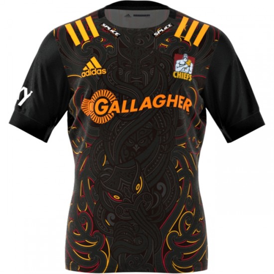 Camisola Hamilton Chiefs Rugby Equipamento Primeiro 2020-2021 Manga Curta